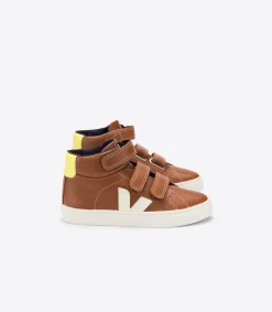ESPLAR MID LEATHER TUILE PIERRE JAUNE FLUO<VEJA Clearance