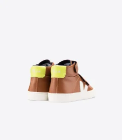 ESPLAR MID LEATHER TUILE PIERRE JAUNE FLUO<VEJA Clearance