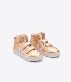 ESPLAR MID LEATHER VENUS WHITE<VEJA New