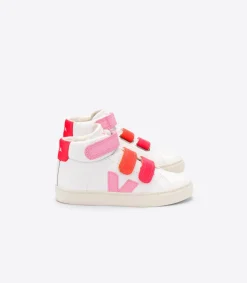 ESPLAR MID LEATHER WHITE MULTICO PINK<VEJA Outlet