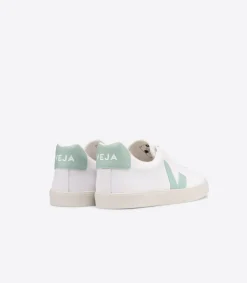 ESPLAR SE CANVAS WHITE MATCHA<VEJA Fashion
