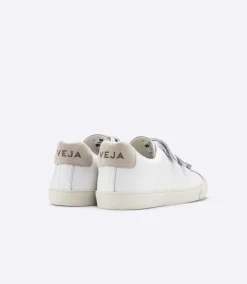 3-LOCK LEATHER WHITE<VEJA Sale