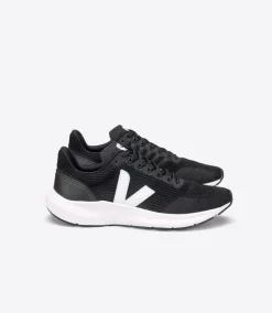 MARLIN V-KNIT BLACK WHITE<VEJA Cheap