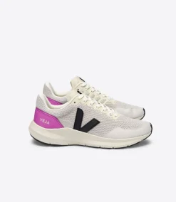MARLIN V-KNIT CHALK BLACK ULTRAVIOLET<VEJA Fashion