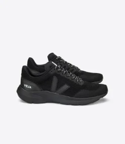MARLIN V-KNIT FULL BLACK<VEJA Cheap