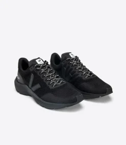 MARLIN V-KNIT FULL BLACK<VEJA Cheap