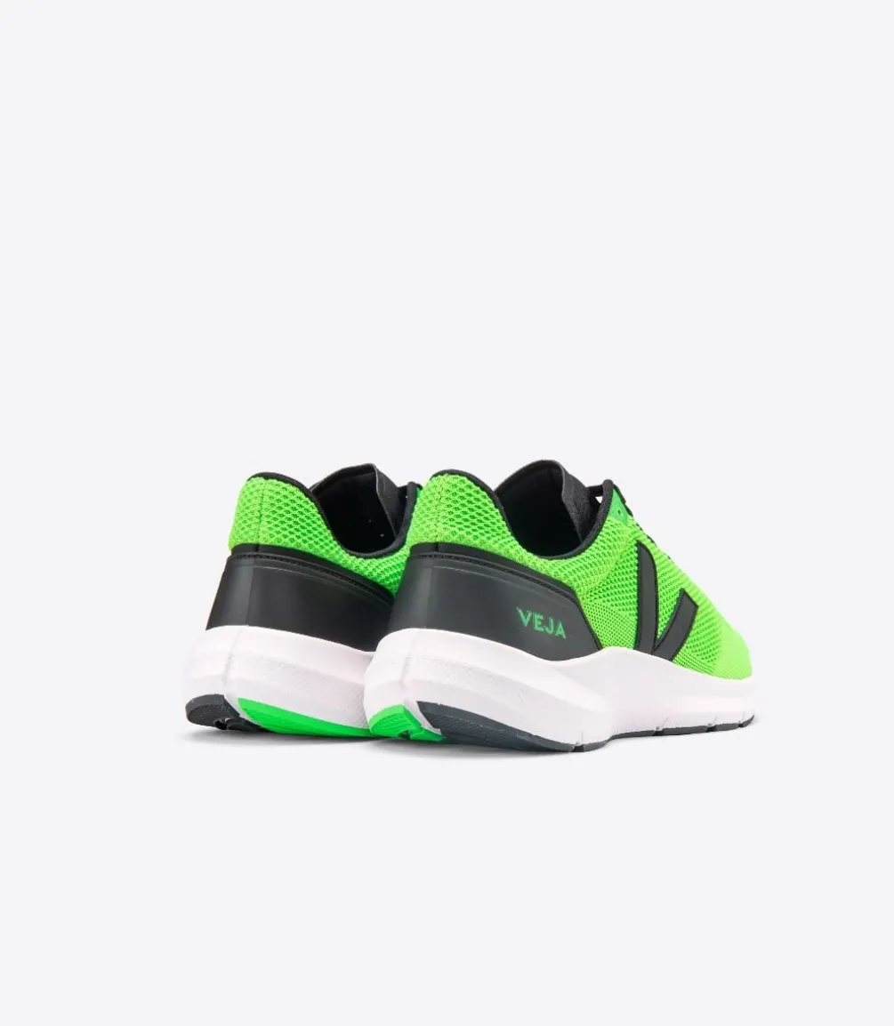MARLIN V-KNIT VERT FLUO BLACK<VEJA Shop