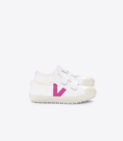 OLLIE CANVAS WHITE LOTUS<VEJA Best Sale