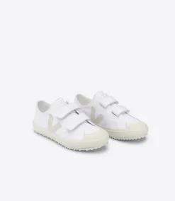 OLLIE CANVAS WHITE PIERRE<VEJA Cheap