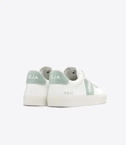 RECIFE LEATHER WHITE MATCHA<VEJA Clearance