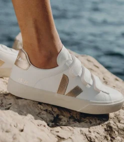 RECIFE LEATHER WHITE PLATINE<VEJA Sale