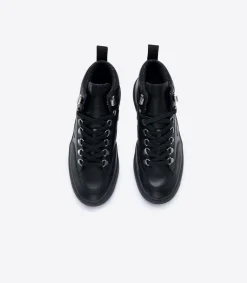 RORAIMA LEATHER BLACK GRAFITE BLACK SOLE<VEJA Shop