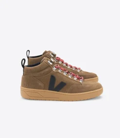 RORAIMA SUEDE BROWN BLACK NATURAL SOLE<VEJA Best Sale