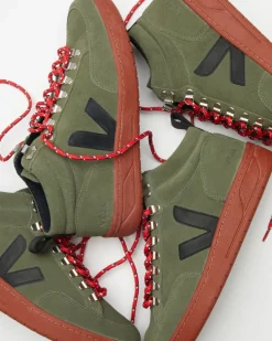 RORAIMA SUEDE OLIVE BLACK RUST SOLE<VEJA Flash Sale