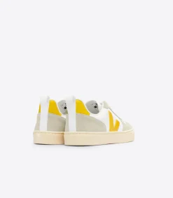 V-10 LEATHER WHITE OURO ALMOND<VEJA Store
