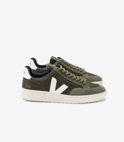 V-12 B-MESH OLIVE WHITE<VEJA Online