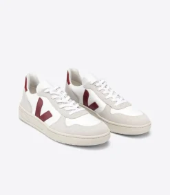 V-10 B-MESH WHITE NATURAL MARSALA<VEJA Discount