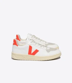 V-10 CWL WHITE ORANGE FLUO<VEJA Discount