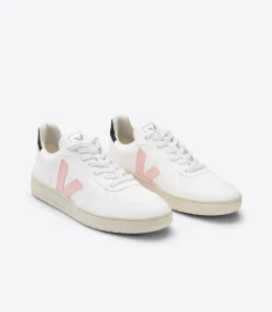 V-10 CWL WHITE PETALE BLACK<VEJA Cheap