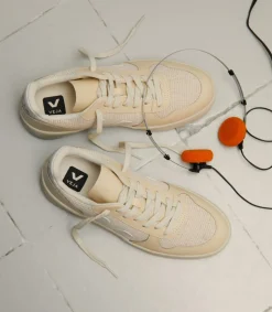 V-10 J-MESH JUTE WHITE<VEJA Clearance