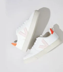 V-10 LACES CWL WHITE PETALE ORANGE FLUO<VEJA New