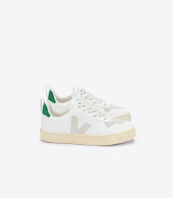 V-10 LACES CWL WHITE PIERRE EMERAUDE<VEJA Online
