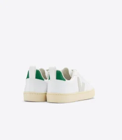 V-10 LACES CWL WHITE PIERRE EMERAUDE<VEJA Online