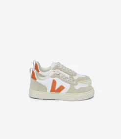V-10 LACES LEATHER WHITE FURY ALMOND<VEJA Outlet