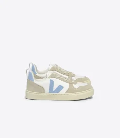 V-10 LACES WHITE STEEL ALMOND<VEJA Online