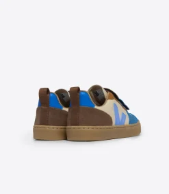 V-10 LEATHER CREMA MULTICO AQUA<VEJA Shop