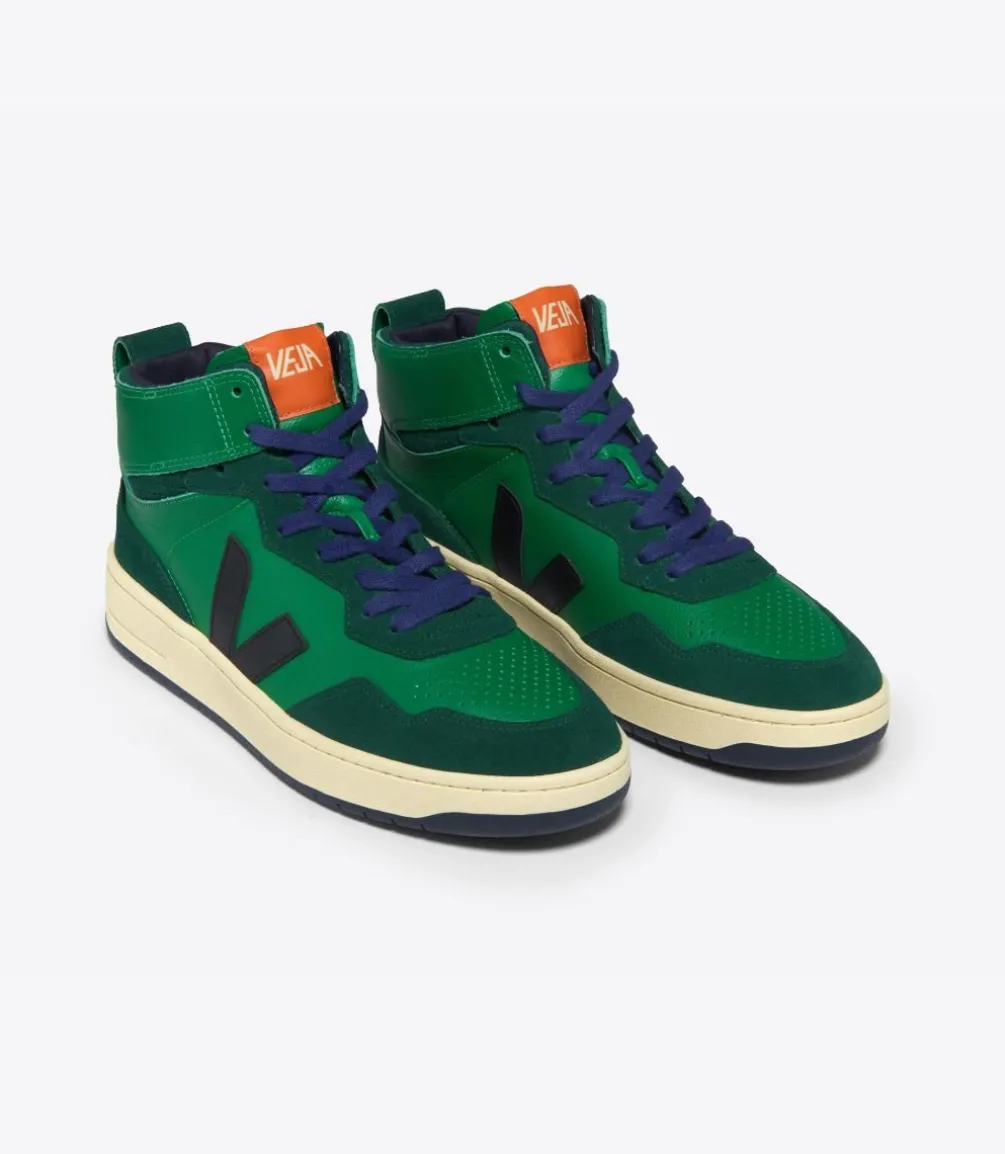 V-95 LEATHER EMERAUDE BLACK<VEJA Store