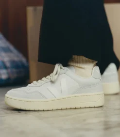 V-90 LEATHER GRAVEL WHITE<VEJA Outlet