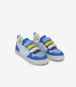 V-10 LEATHER MULTICO SWAN WHITE<VEJA Outlet