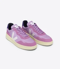 V-90 LEATHER ORCHID WHITE<VEJA Clearance