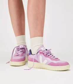 V-90 LEATHER ORCHID WHITE<VEJA Clearance
