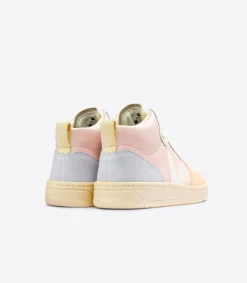 V-15 LEATHER PETALE WHITE MULTICO<VEJA Best Sale