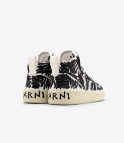 V-15 LEATHER X MARNI FULL BLACK<VEJA Shop