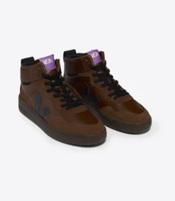 V-95 LEATHER WALNUT BLACK<VEJA Flash Sale