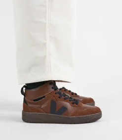 V-95 LEATHER WALNUT BLACK<VEJA Flash Sale