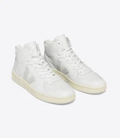 V-15 LEATHER WHITE<VEJA Fashion