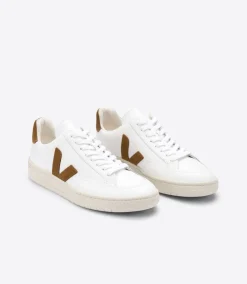 V-12 LEATHER WHITE CAMEL<VEJA Flash Sale