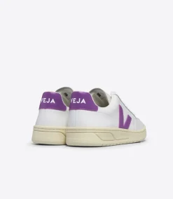 V-12 LEATHER WHITE COSMOS<VEJA Best