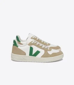 V-10 LEATHER WHITE EMERAUDE SAHARA<VEJA Best