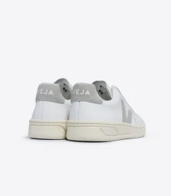 V-12 LEATHER WHITE LIGHT GREY<VEJA Outlet