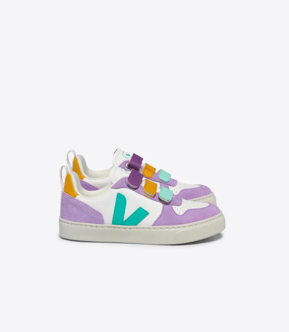 V-10 LEATHER WHITE MULTICO FRESHMINT<VEJA Clearance