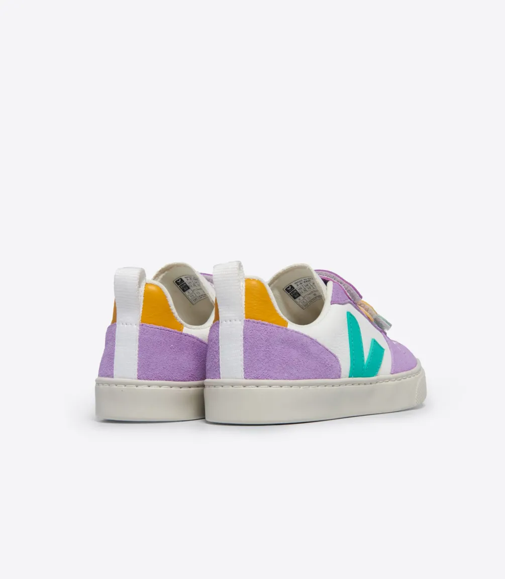 V-10 LEATHER WHITE MULTICO FRESHMINT<VEJA Clearance