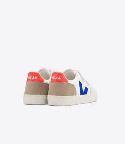 V-12 LEATHER WHITE MULTICO MIEL<VEJA Hot