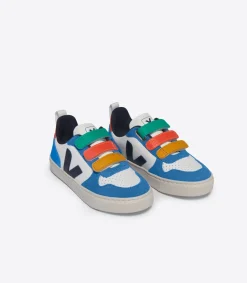 V-10 LEATHER WHITE MULTICO NAUTICO<VEJA Clearance