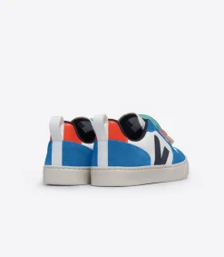 V-10 LEATHER WHITE MULTICO NAUTICO<VEJA Clearance