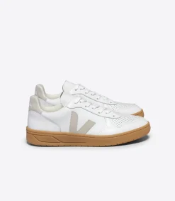 V-10 LEATHER WHITE NATURAL<VEJA Cheap